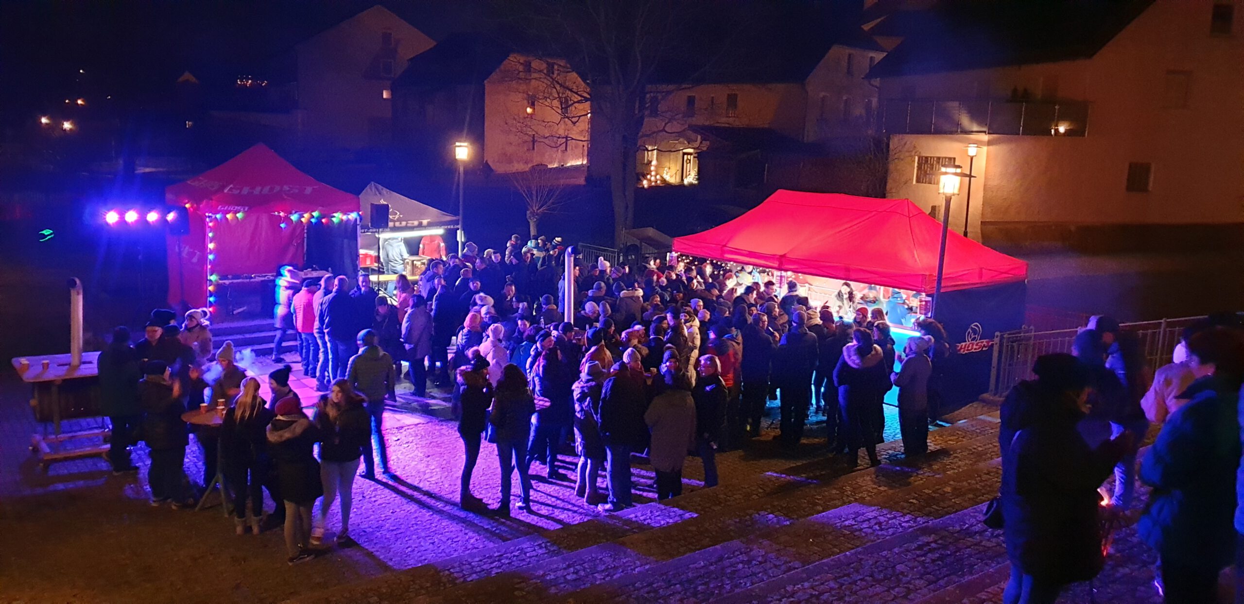 Winterparty am Wasserrad